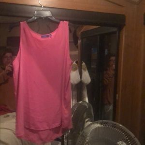 Apt 9 large pink shear tank